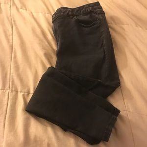 Lane Bryant black skinny jeans